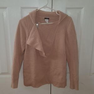 J. Crew "Dream" henley zip sweater
